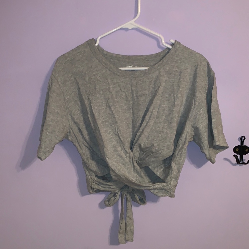 AERIE tie crop top